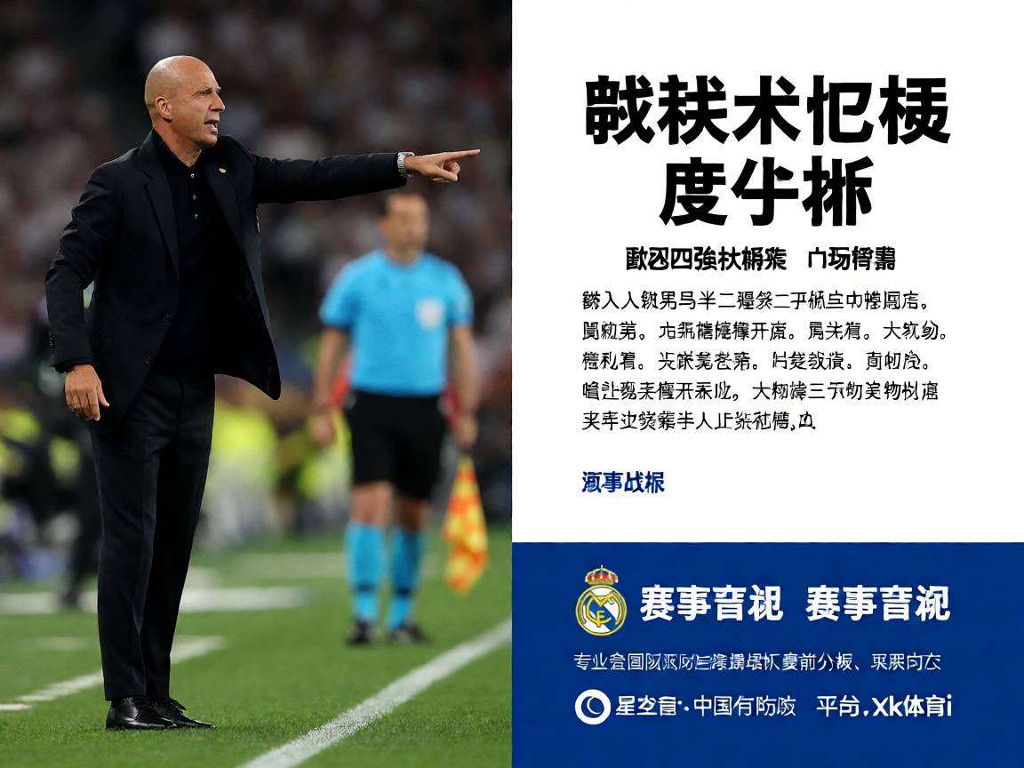 足球战术分析，教练在场边指挥